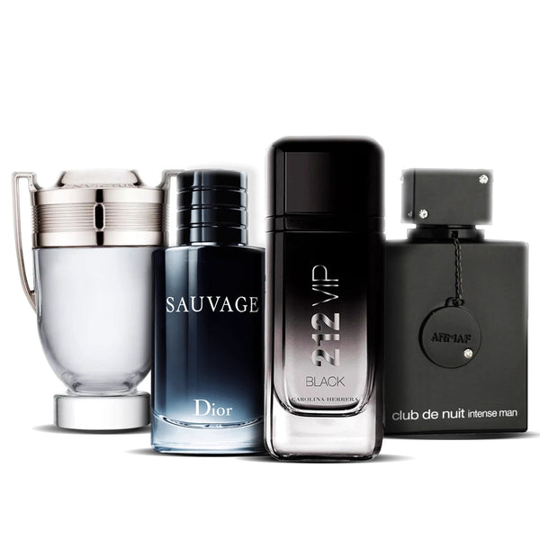 Kombó 4 Parfüm | Invictus + Sauvage Dior + 212 VIP Fekete + Club de Nuit 100ML