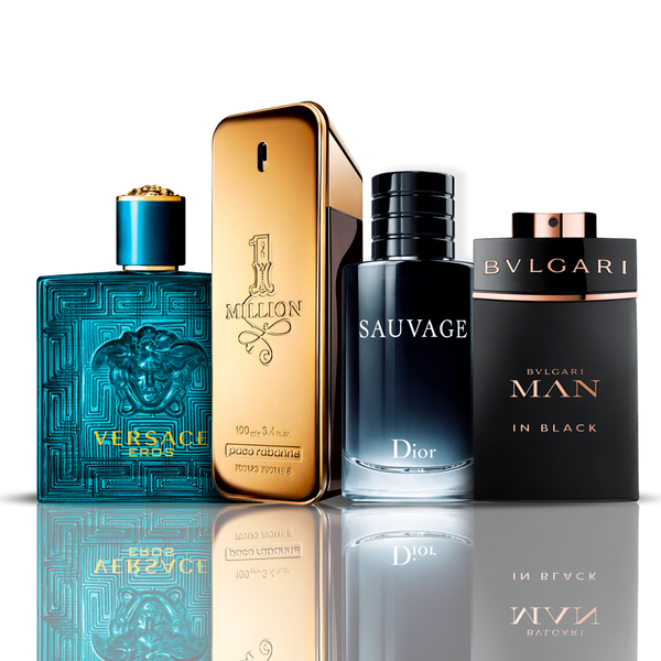 Kombó 4 Parfüm | Eros Versace + One Million Paco Rabanne + Bvlgari Man in Black + Sauvage Dior 100ML