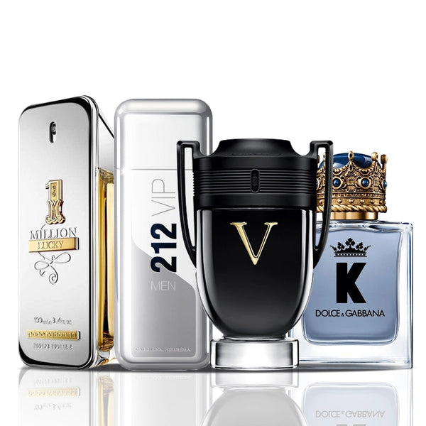 Kombó 4 Parfüm | 1 Million Lucky + 212 VIP Férfi + Invictus Victory + Dolce & Gabbana K 100ML